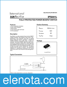 International Rectifier IPS041L datasheet