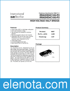 International Rectifier IR062HD4C10U-P2 datasheet
