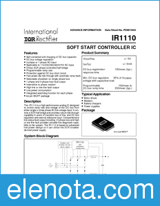 International Rectifier IR1110 datasheet