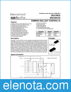 International Rectifier IR21591(S) datasheet