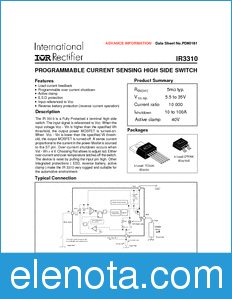 International Rectifier IR3310 datasheet