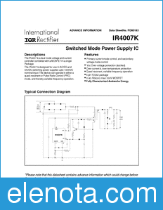 International Rectifier IR4007K datasheet