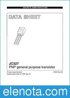 Philips JC327 datasheet