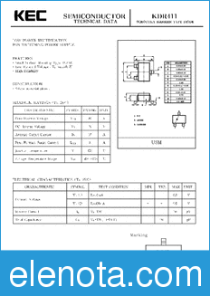 KEC KDR411 datasheet