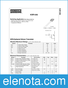 Fairchild KSR1202 datasheet