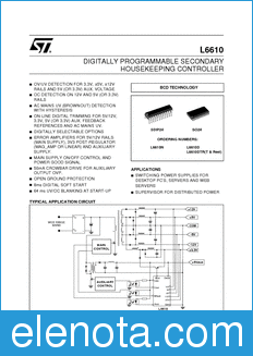 STMicroelectronics L6610 datasheet