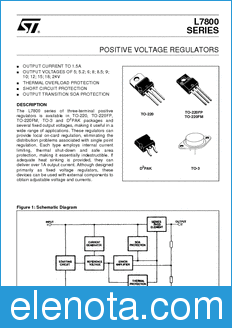 STMicroelectronics L7805 datasheet