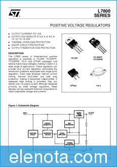 STMicroelectronics L7805 datasheet