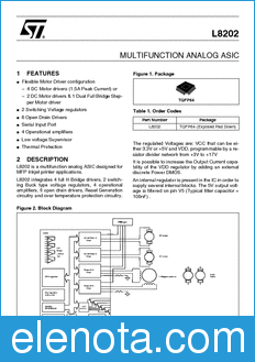 STMicroelectronics L8202 datasheet