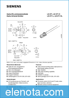Siemens Semiconductor Group LD271H datasheet