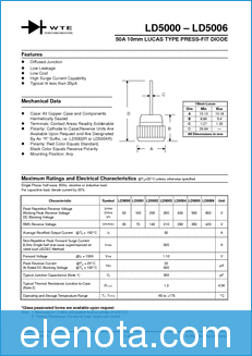 Won-Top Electronics LD5000 datasheet