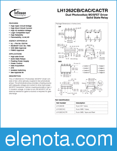 Infineon LH1262CAC datasheet