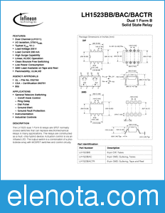 Infineon LH1523BAC datasheet