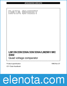 Philips LM139/239/239A/339/339A/LM2901/MC datasheet