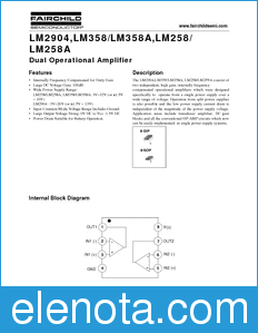 Fairchild LM2904 datasheet