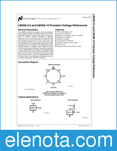 National Semiconductor LM368-5.0 datasheet