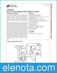 National Semiconductor LM5025A datasheet