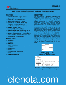 Texas Instruments LM50 datasheet