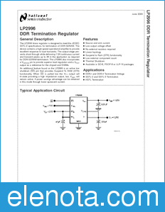 National Semiconductor LP2996 datasheet
