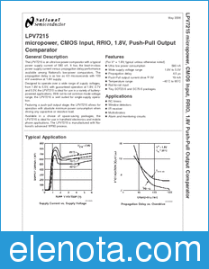 National Semiconductor LPV7215 datasheet