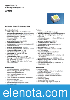 Infineon LWT67C-R2S2-1 datasheet