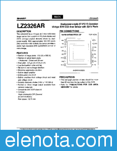 Sharp LZ2326AR datasheet