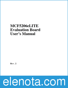 Motorola M5206ELITEUM datasheet
