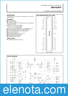 Mitsubishi M56783AFP datasheet