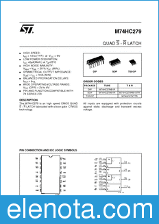 STMicroelectronics M74HC279 datasheet