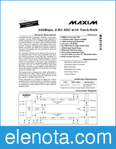 Maxim MAX101A datasheet