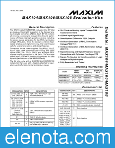 Maxim MAX104EVKIT datasheet