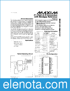 Maxim MAX130 datasheet
