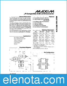 Maxim MAX160 datasheet