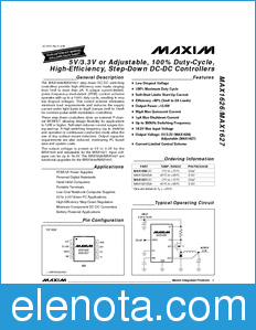 Maxim MAX1626 datasheet