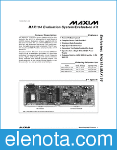 Maxim MAX194 datasheet