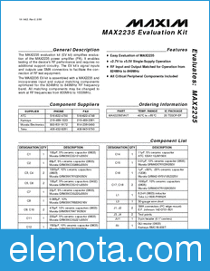 Maxim MAX2235EVKIT datasheet