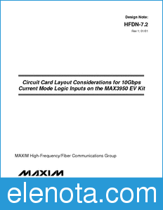 Maxim MAX3950 datasheet