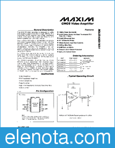 Maxim MAX450 datasheet