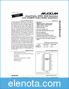 MAXIM - Dallas Semiconductor MAX498 datasheet