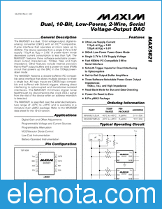 Maxim MAX5821 datasheet