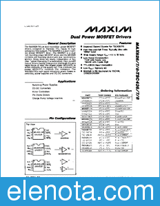 Maxim MAX626 datasheet