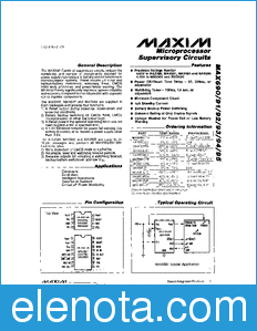 Maxim MAX690/MAX691 datasheet