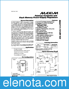 Maxim MAX717 datasheet