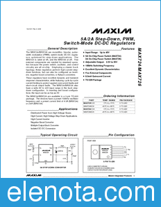 Maxim MAX724 datasheet