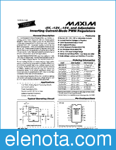 Maxim MAX736 datasheet