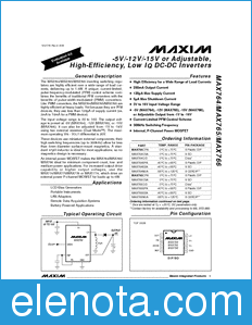 Maxim MAX766 datasheet