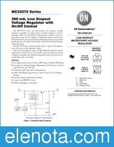 ON Semiconductor MC33375 datasheet
