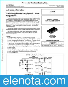 Freescale MC33998 datasheet