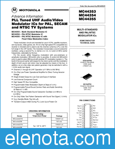 Motorola MC44353 datasheet