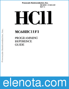 Freescale MC68HC11F1RG datasheet